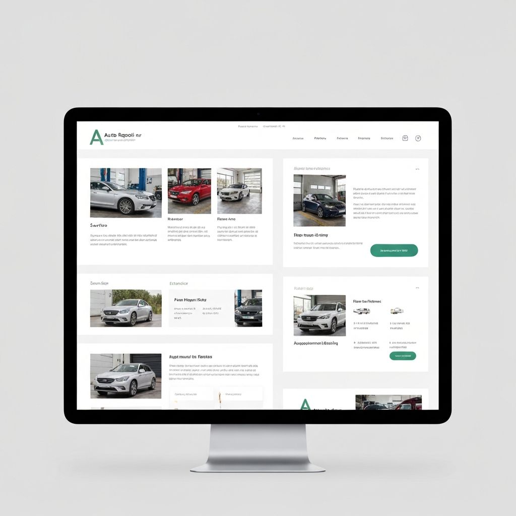 Apex Auto Care website design preview